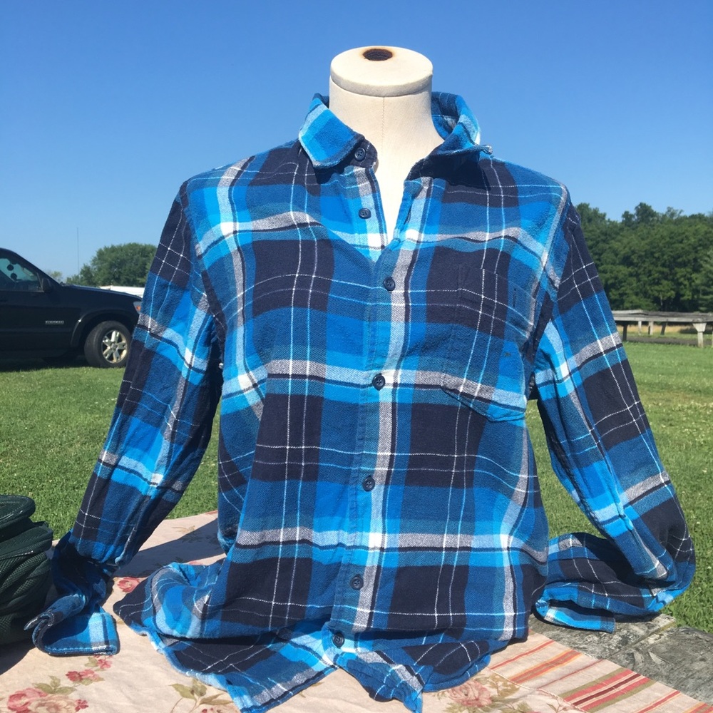 Blue DC Flannel